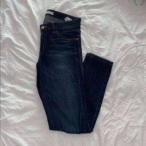 Guess dark blue skinny jeans
